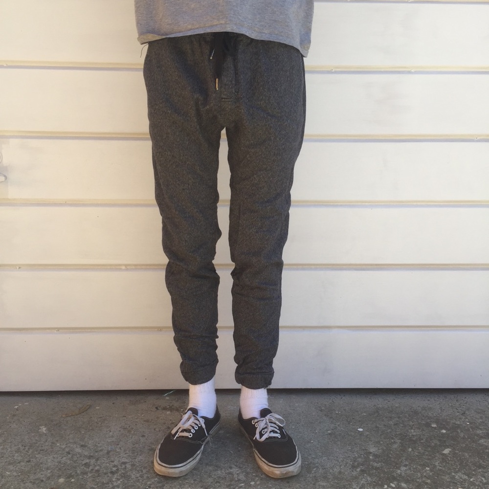 Grey joggers